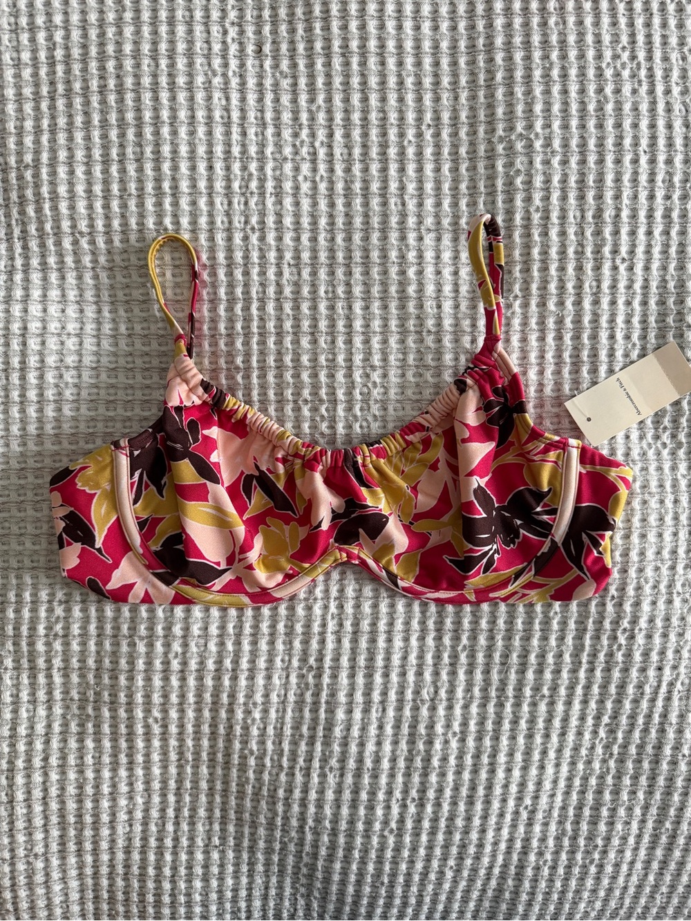 NWT Abercrombie & Fitch Floral Underwire Bikini Top